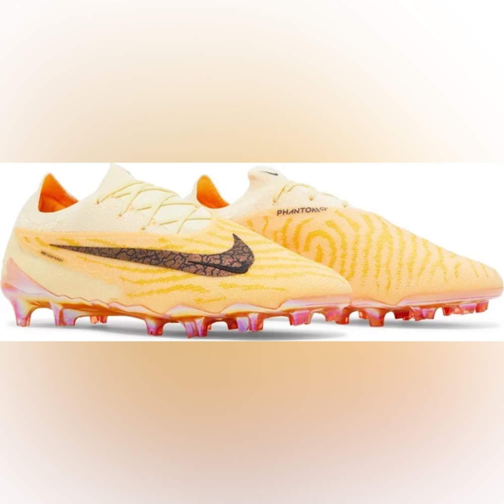 Nike Soccer Phantom GX Elite FG SE Citron Tint/Burgundy Crush